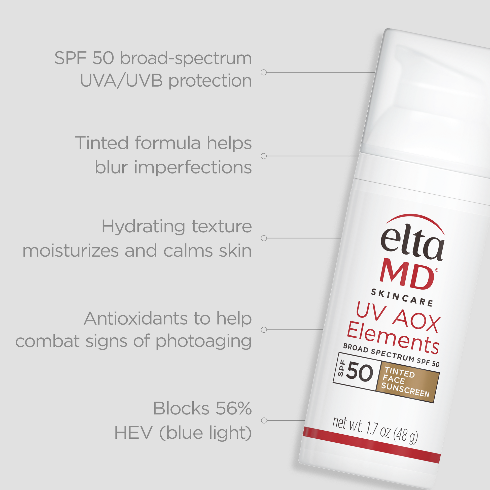 UV AOX Elements Broad-Spectrum SPF 50 Tinted