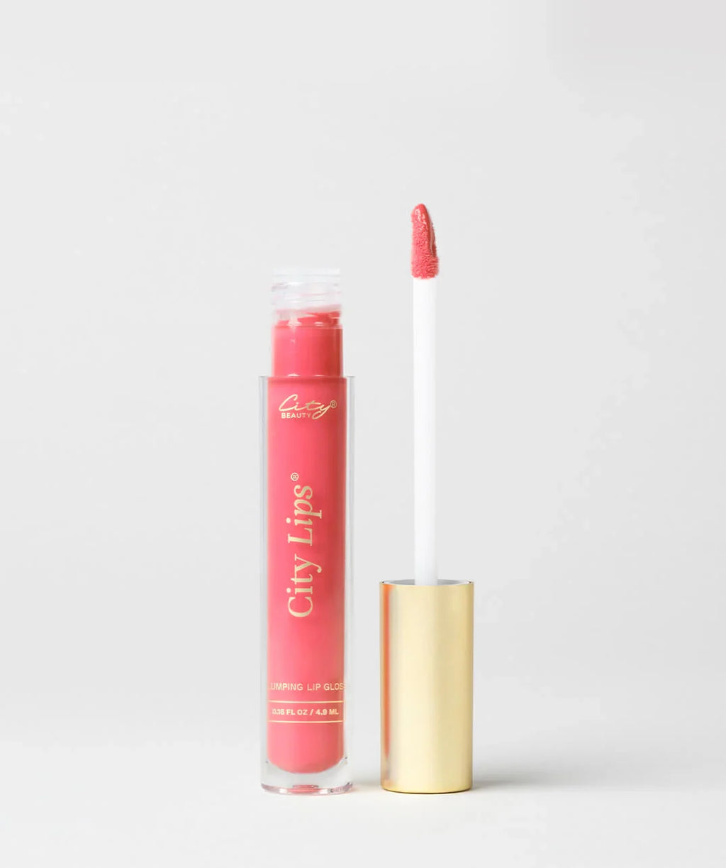 City Lips Plumping Lip Gloss - Coral Sunrise