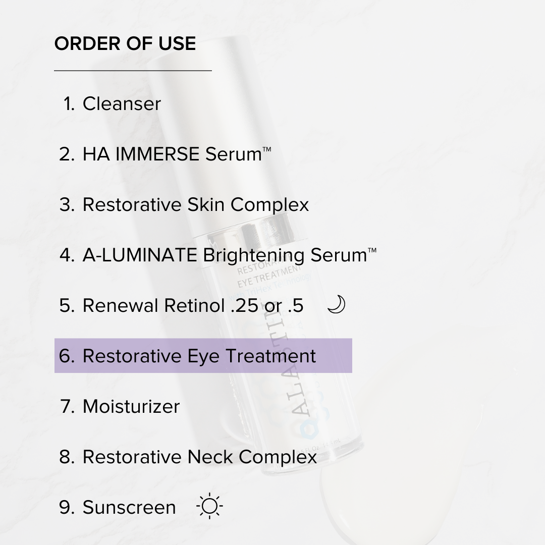 Restorative Eye Treatment With Trihex Technology